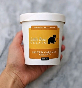 11. ) Little Bear Gelato - Salted Caramel (1 pint, 500ml)