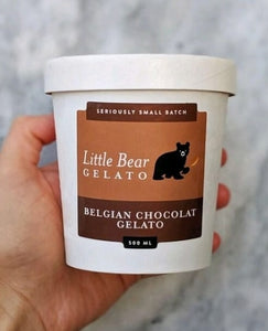 10. ) Little Bear Gelato - Belgian Chocolate Gelato (1 pint, 500ml)
